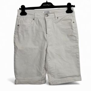d. jeans White Denim Shorts